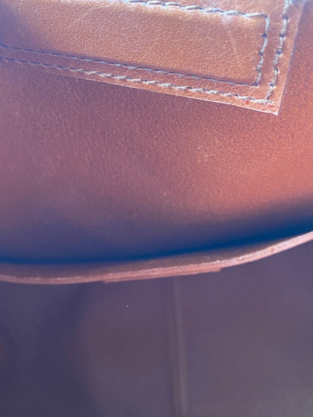 Madewell Small Leather Handbag w/Shoulder Strap-Crossbody Strap-Light Brown Tone - Picture 6 of 15